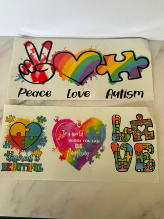 Autism awareness wraps