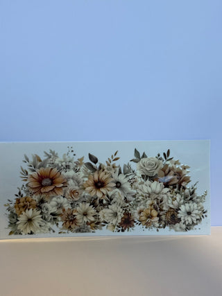 Flowers Gift Wrap — Handcrafted Floral Design