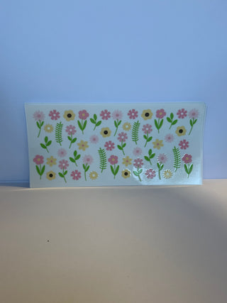 Flowers Gift Wrap — Handcrafted Floral Design