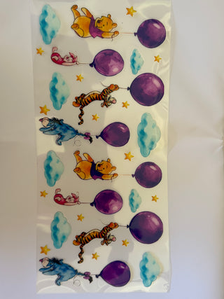 Winnie & friends with balloons wraps