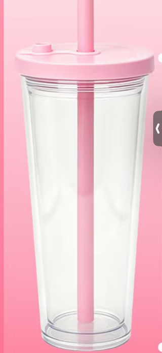 Acrylic Snow Globe Tumbler | 24oz | Custom Drinkware