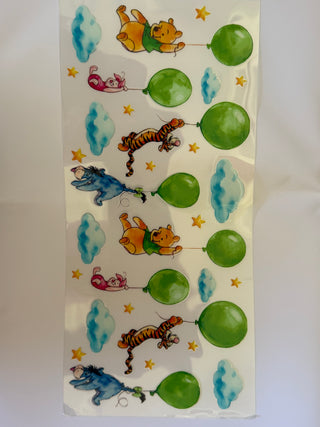 Winnie & friends with balloons wraps