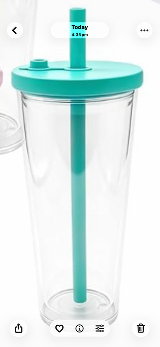 Acrylic Snow Globe Tumbler | 16oz| Custom Drinkware