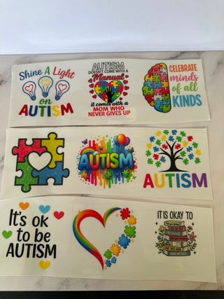 Autism awareness wraps