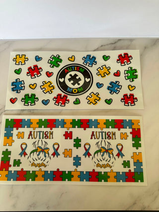 Autism awareness wraps