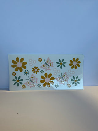 Flowers Gift Wrap — Handcrafted Floral Design
