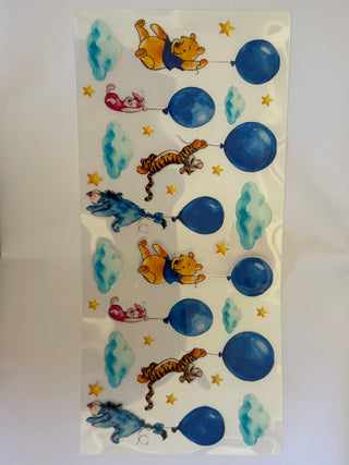 Winnie & friends with balloons wraps