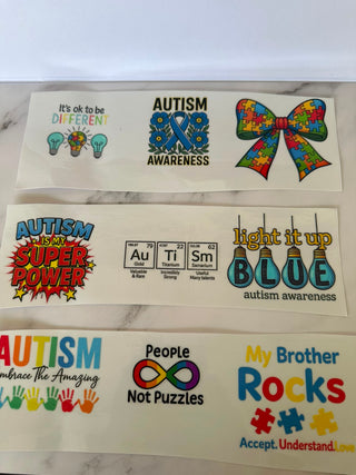 Autism awareness wraps