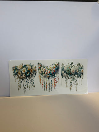 Flowers Gift Wrap — Handcrafted Floral Design