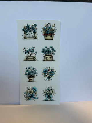 Flowers Gift Wrap — Handcrafted Floral Design