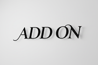 ADD ON Black on White