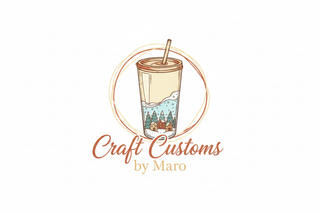Craft Customs by Maro Snow Globe Tumbler Logo