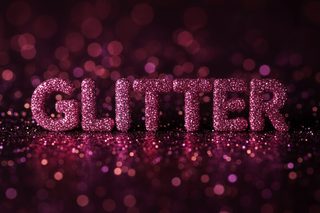 Glitter in Pink